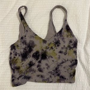 Lululemon Align Tank Top- Radial Tie Dye Mauve Grey Multi